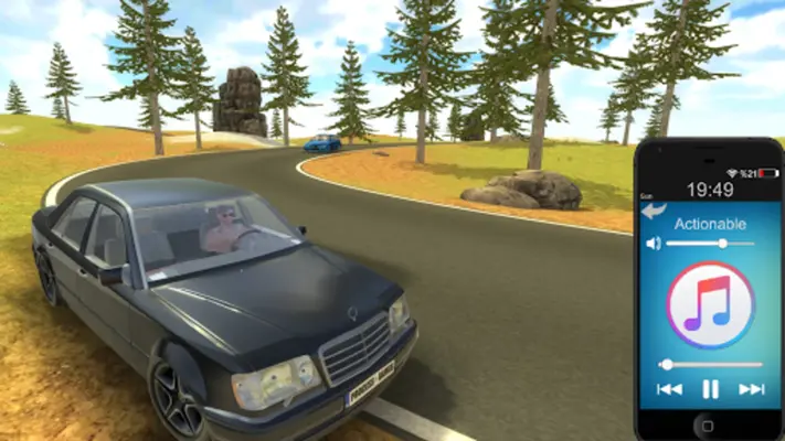 Benz E500 W124 Drift Simulator android App screenshot 3